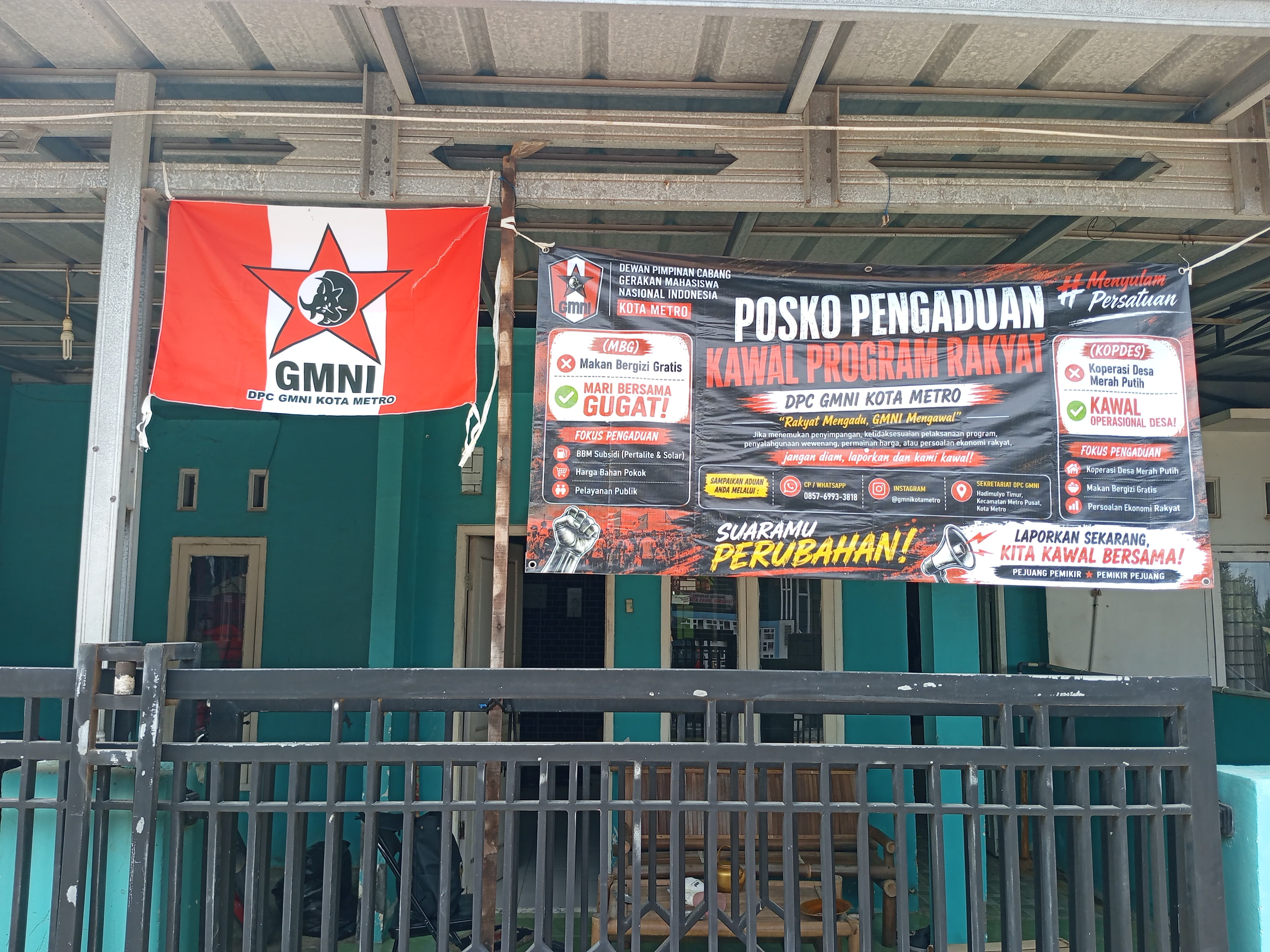 DPC GMNI Kota Metro Perkuat Advokasi Publik melalui Posko Pengaduan Rakyat